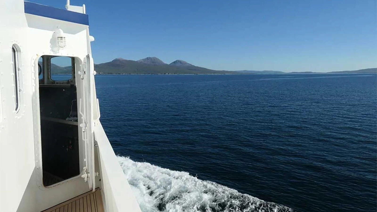 a boat on the water aboard SPIRIT OF GINETTE Yacht for Sale