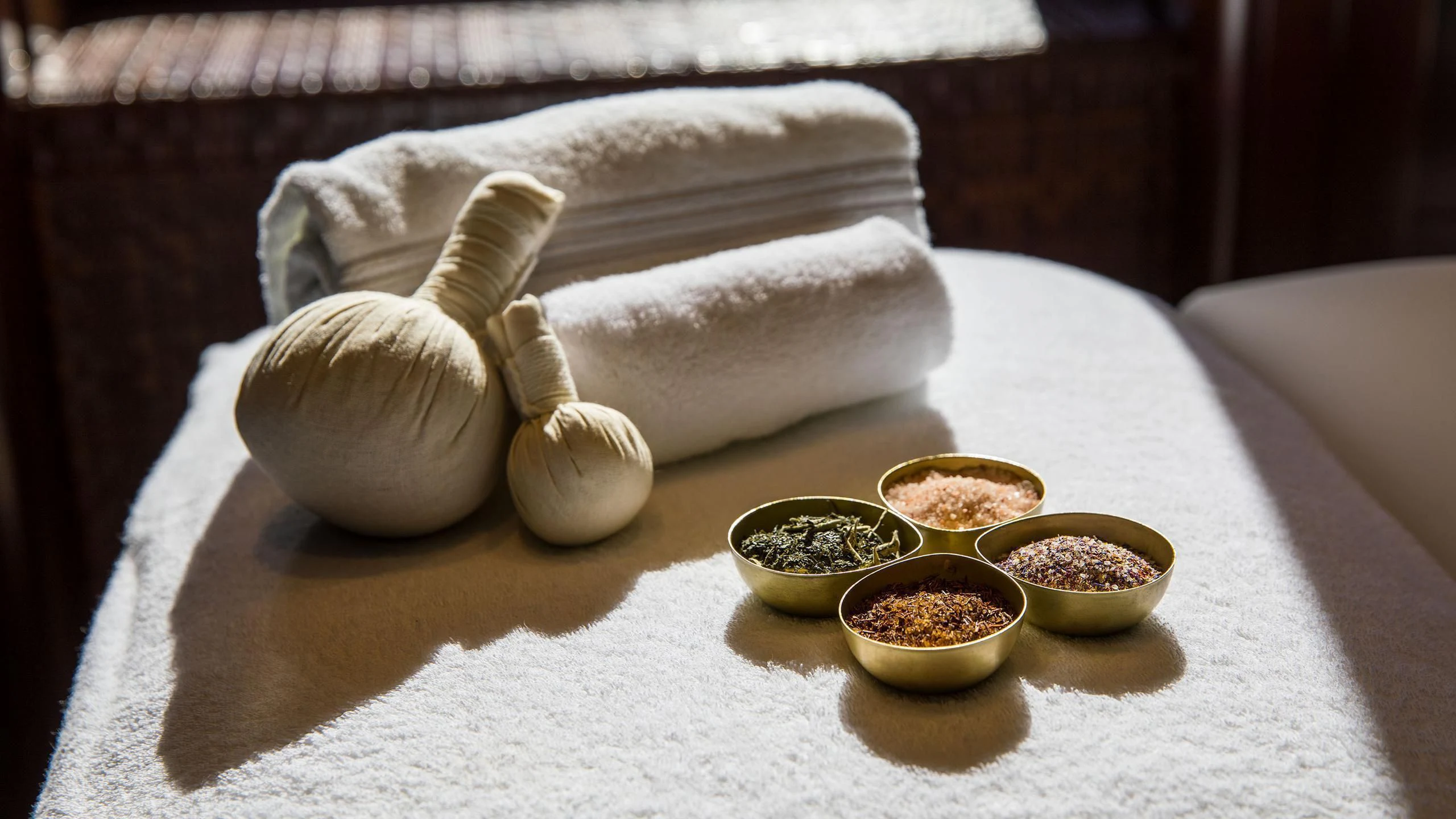 a table with food on it aboard EMINENCE Yacht for Sale