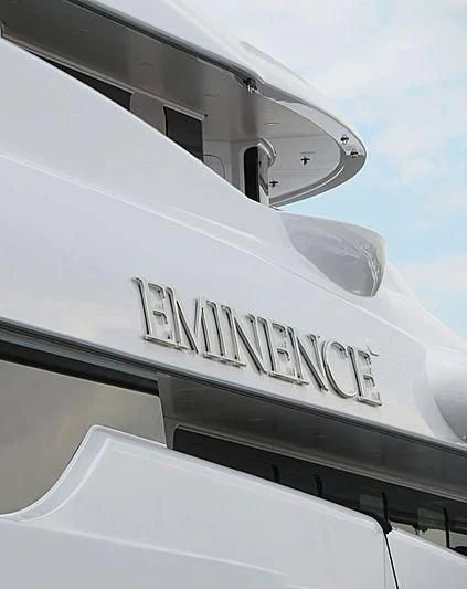 a close-up of a plane aboard EMINENCE Yacht for Sale