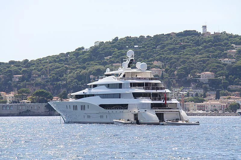 a boat on the water aboard EMINENCE Yacht for Sale