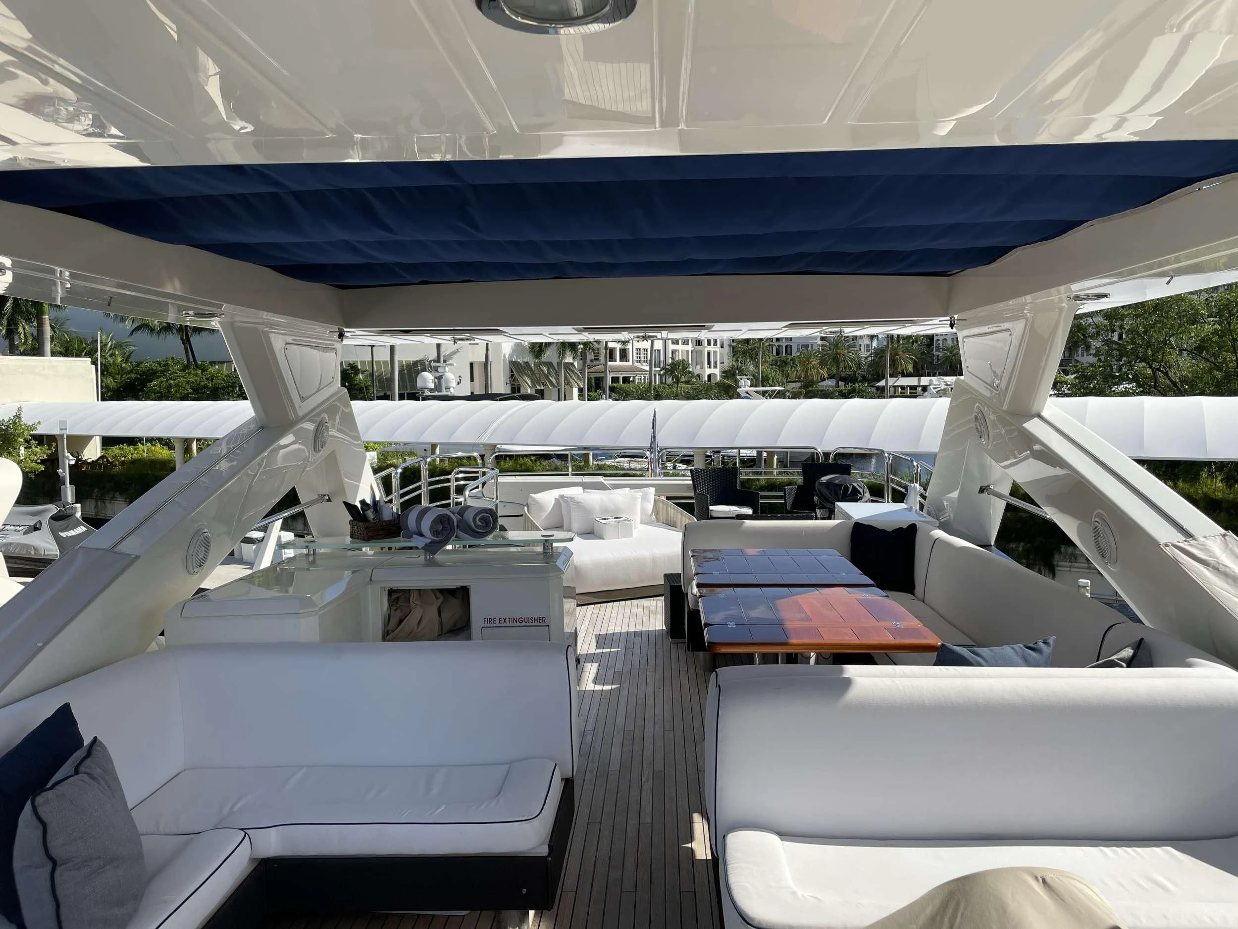inside of a boat aboard THE CABANA Yacht for Sale