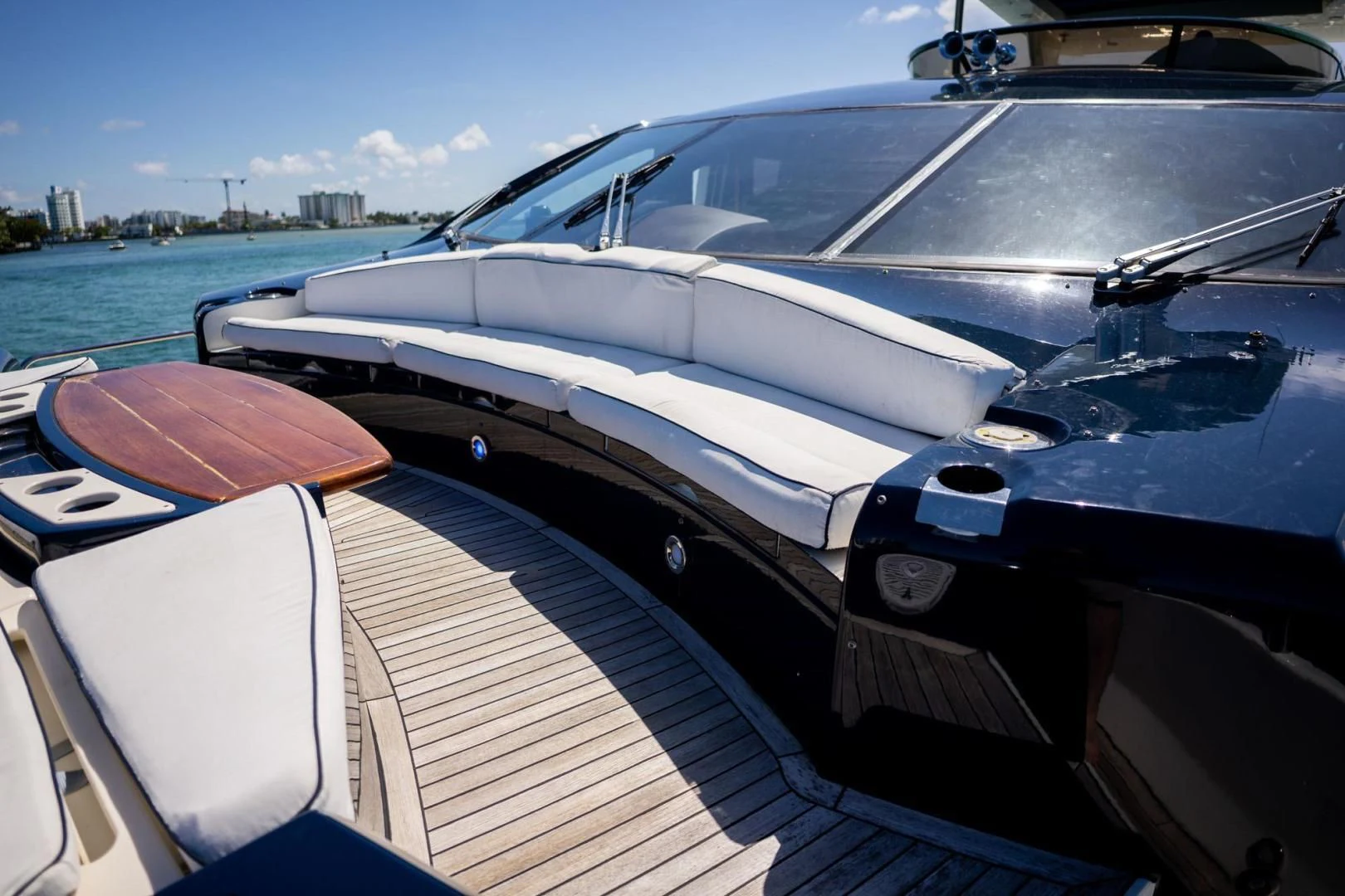 a boat on the water aboard THE CABANA Yacht for Sale