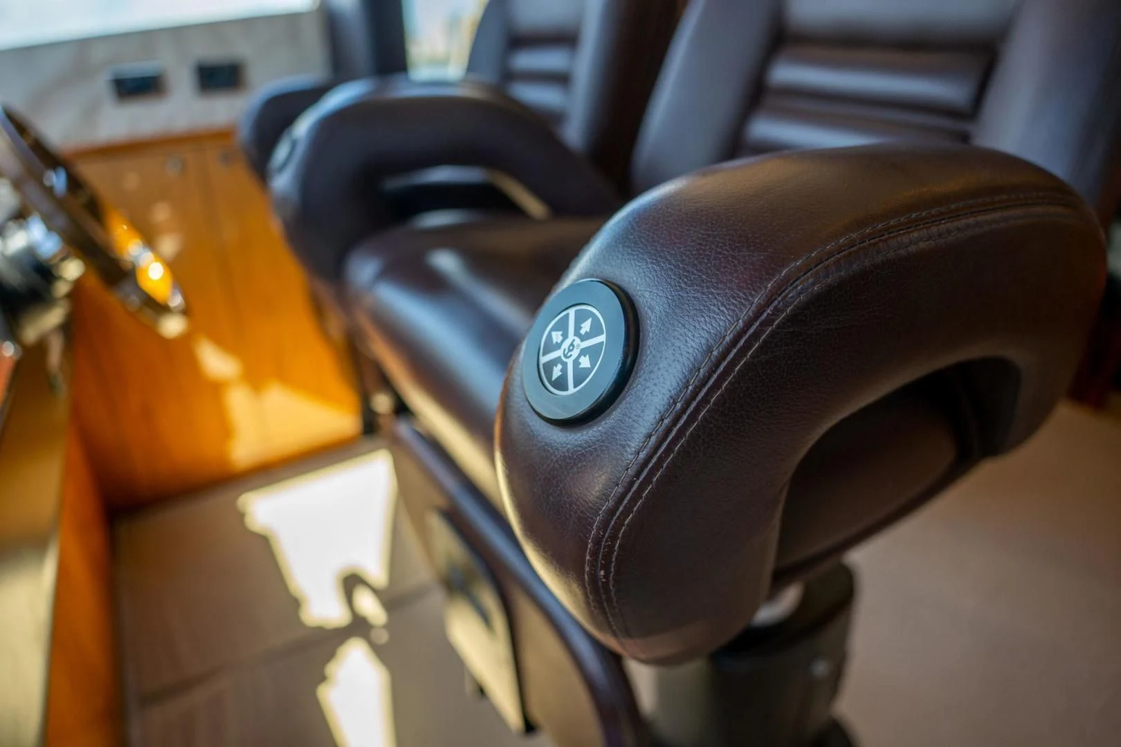 a black and silver watch aboard THE CABANA Yacht for Sale