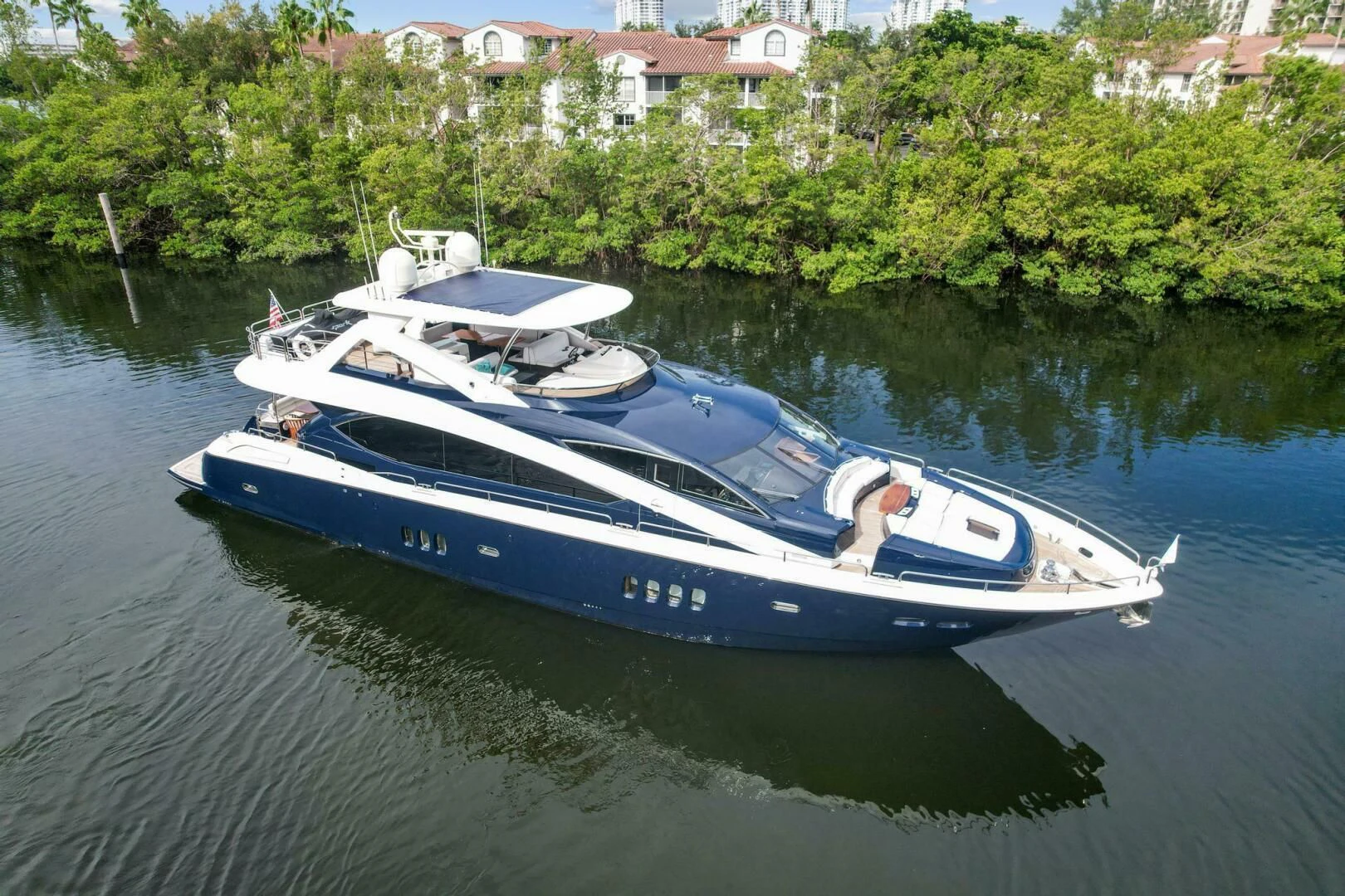a boat on the water aboard THE CABANA Yacht for Sale