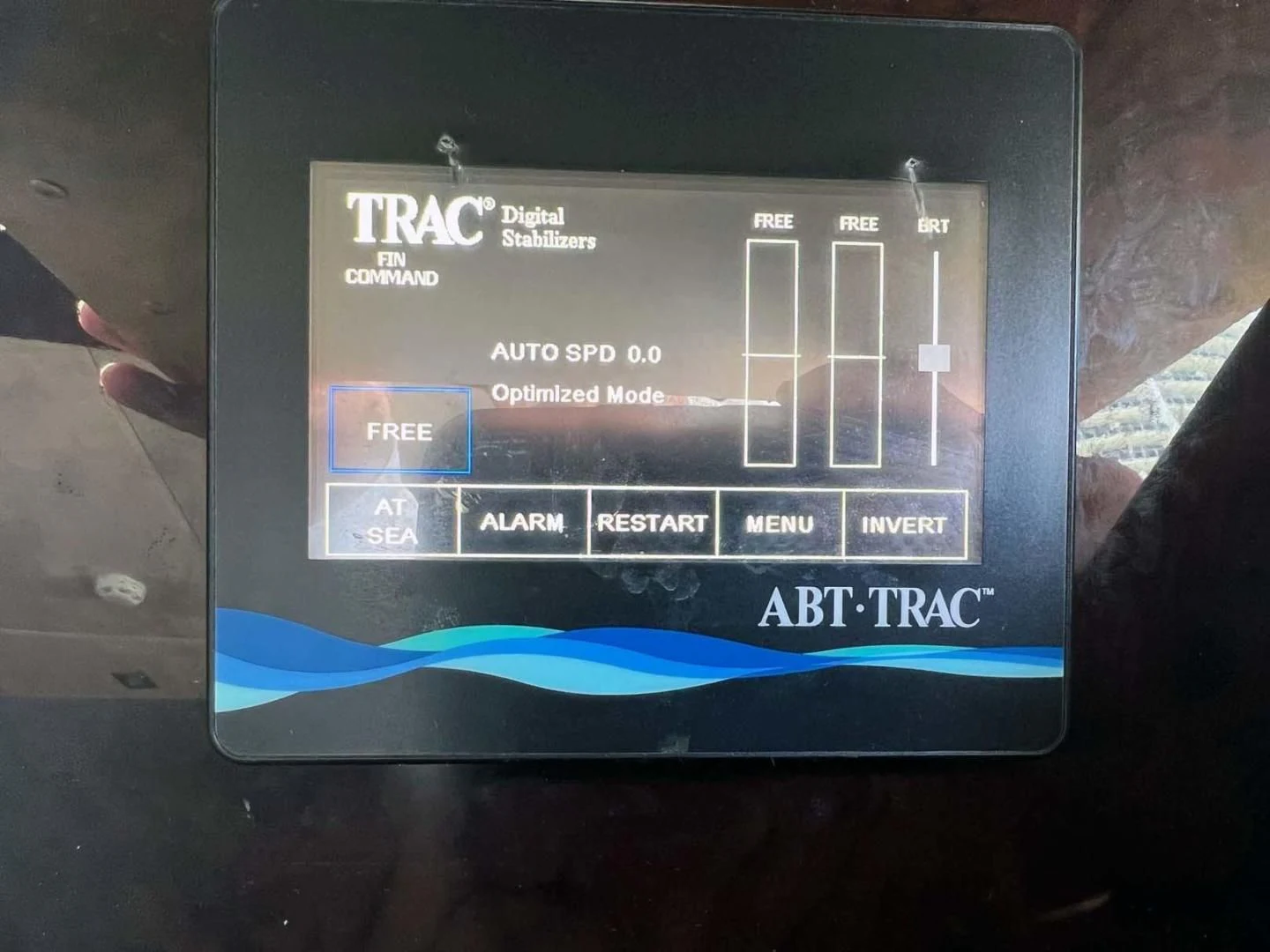 graphical user interface aboard THE CABANA Yacht for Sale