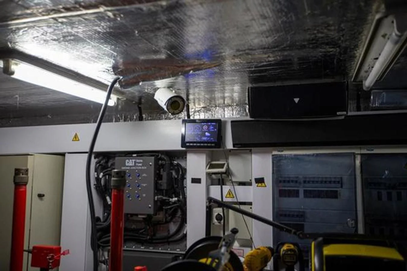 a close-up of a machine aboard THE CABANA Yacht for Sale