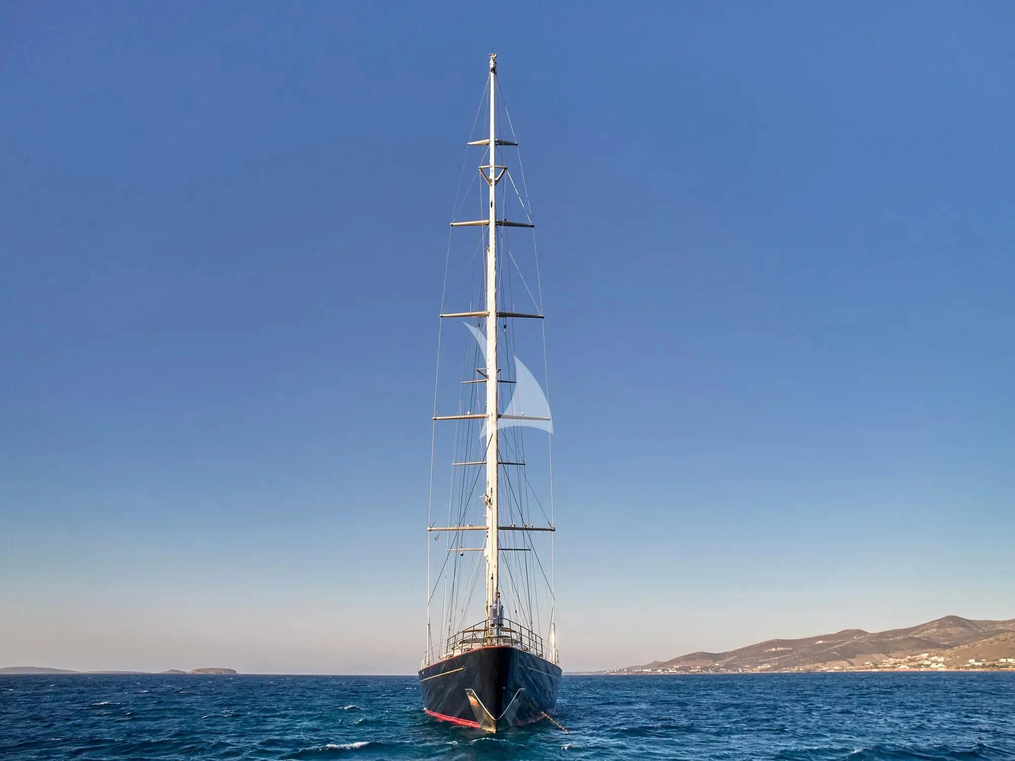 a sailboat in the water aboard BURRASCA Yacht for Sale