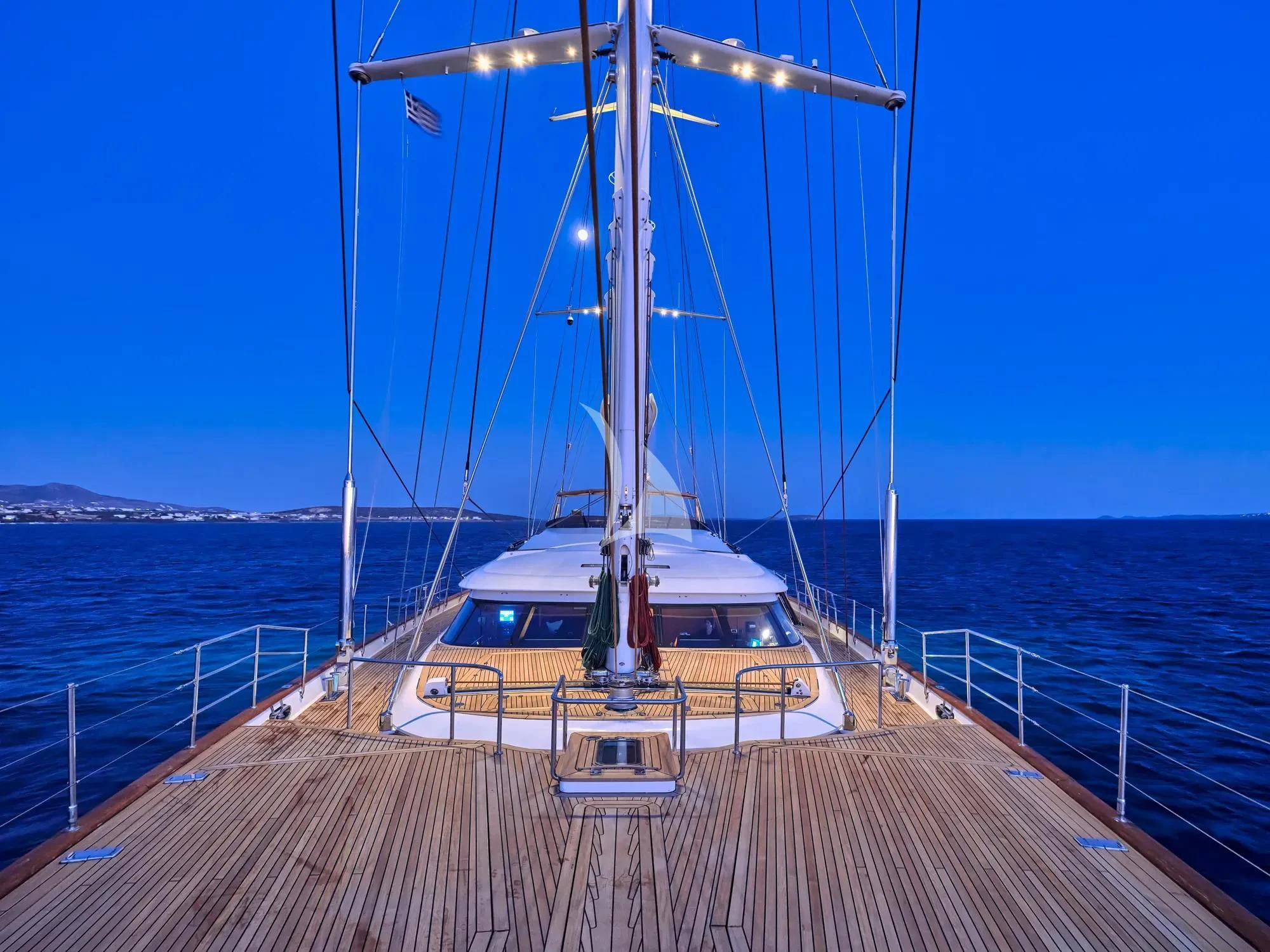 a boat on a dock aboard BURRASCA Yacht for Sale