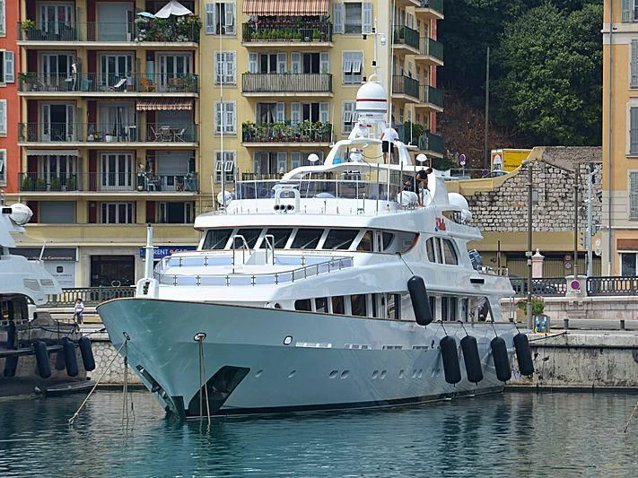 a boat on the water aboard IL SOLE Yacht for Sale