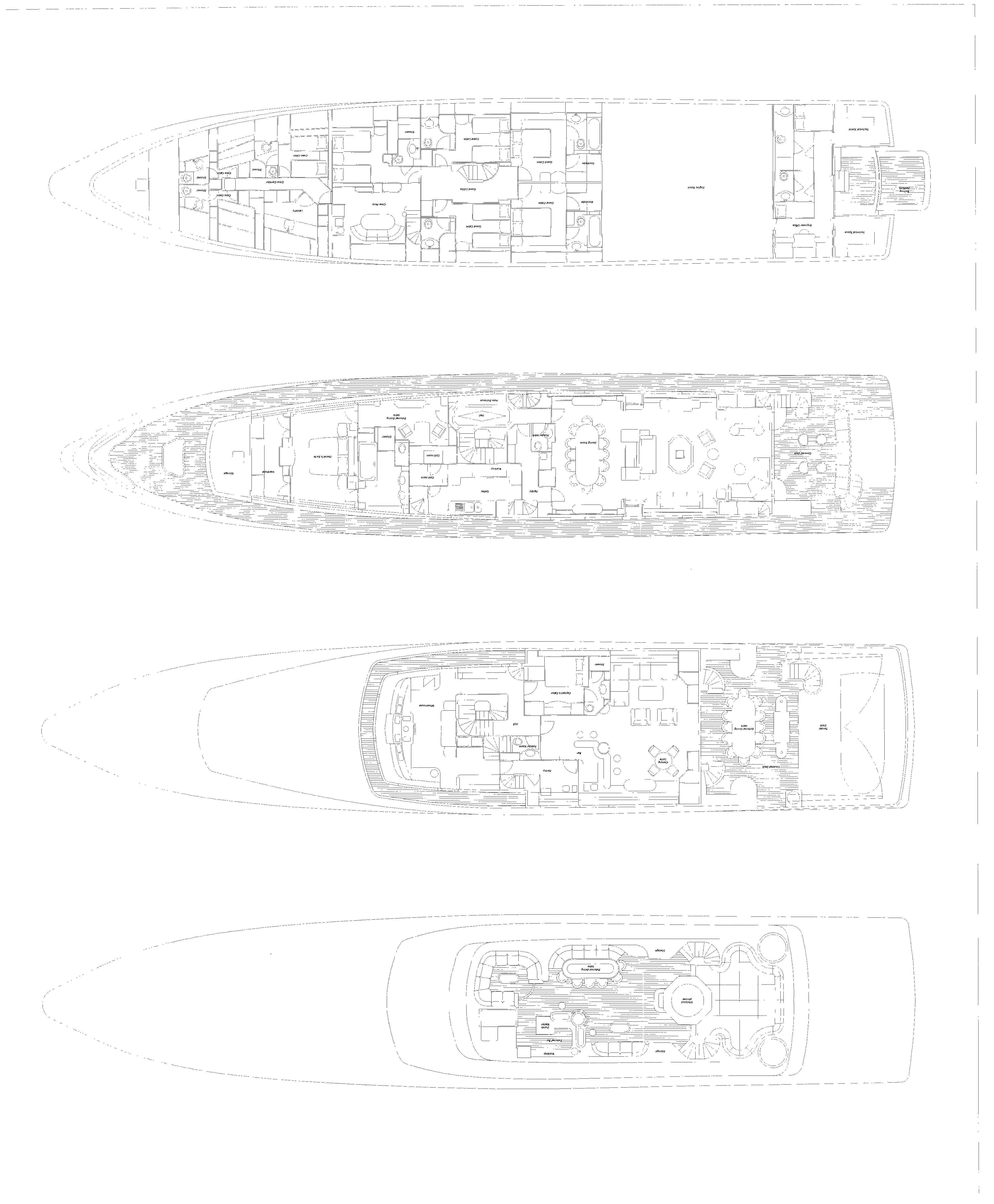 diagram aboard IL SOLE Yacht for Sale