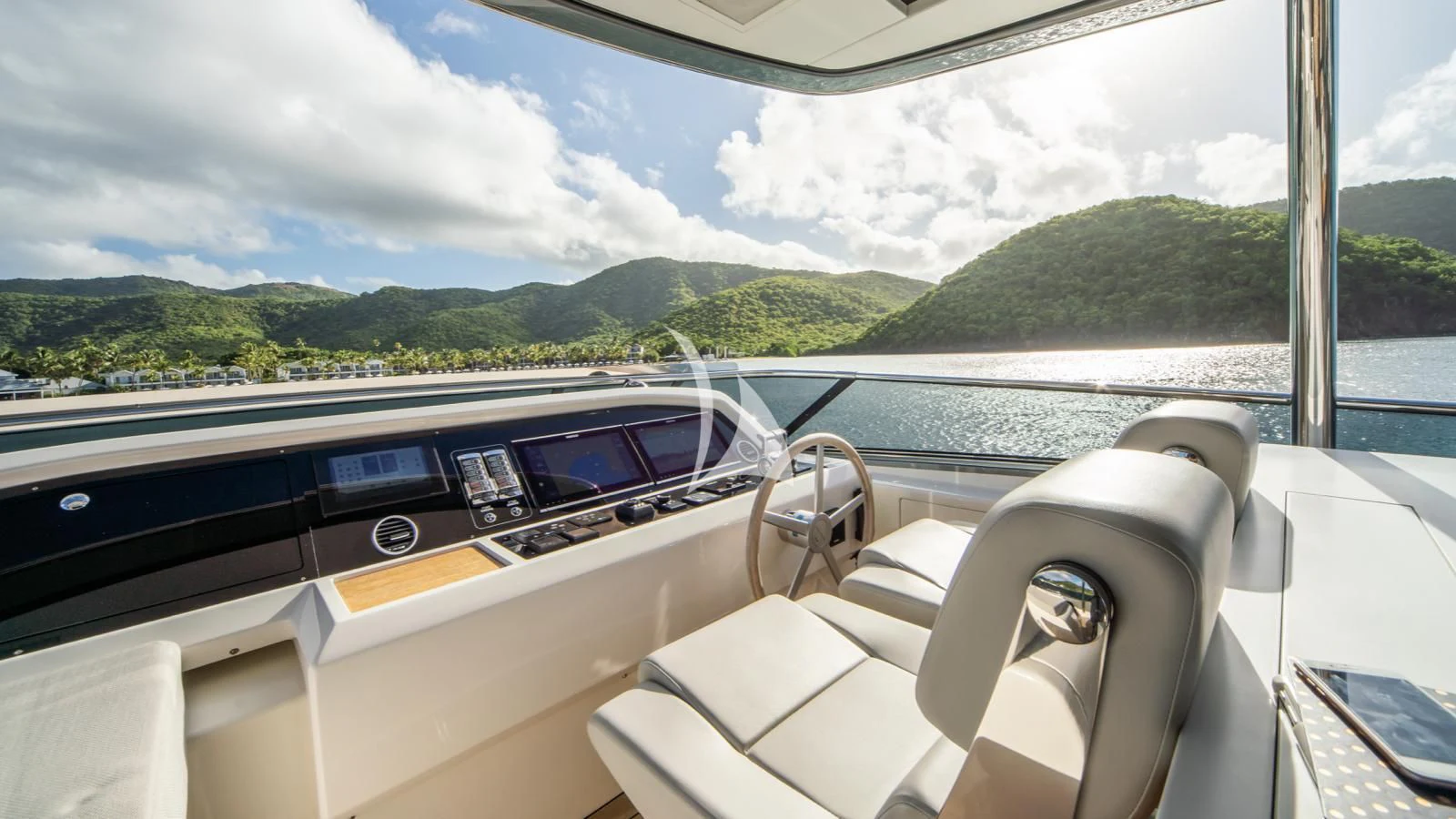 a boat on the water aboard SQUALO Yacht for Sale