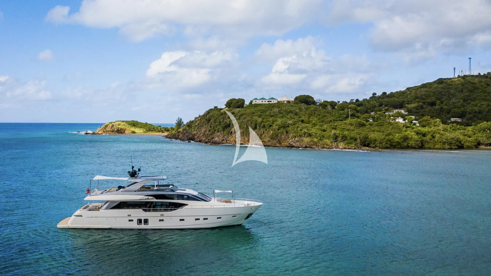 a boat on the water aboard SQUALO Yacht for Sale