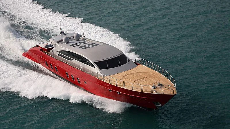 a boat on the water aboard STANDARTE Yacht for Sale