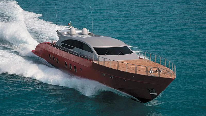 a boat on the water aboard STANDARTE Yacht for Sale
