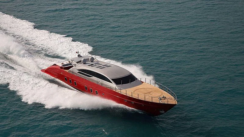 a boat on the water aboard STANDARTE Yacht for Sale