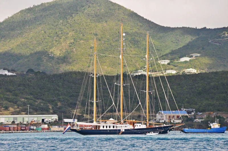 a boat on the water aboard FLEURTJE Yacht for Sale