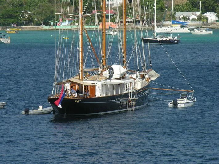 a boat on the water aboard FLEURTJE Yacht for Sale