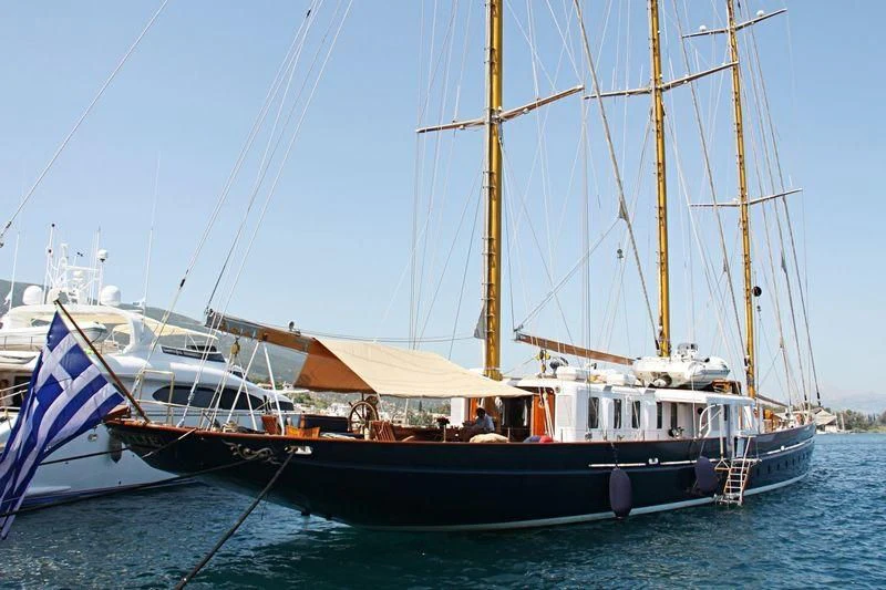 a boat on the water aboard FLEURTJE Yacht for Sale