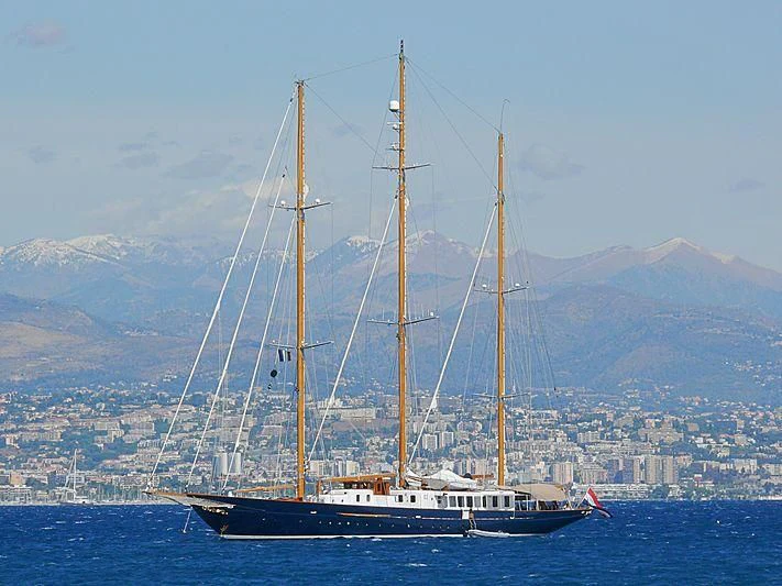 a boat on the water aboard FLEURTJE Yacht for Sale