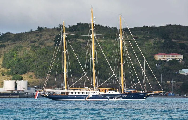 a sailboat on the water aboard FLEURTJE Yacht for Sale