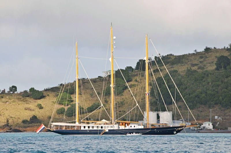 a sailboat on the water aboard FLEURTJE Yacht for Sale