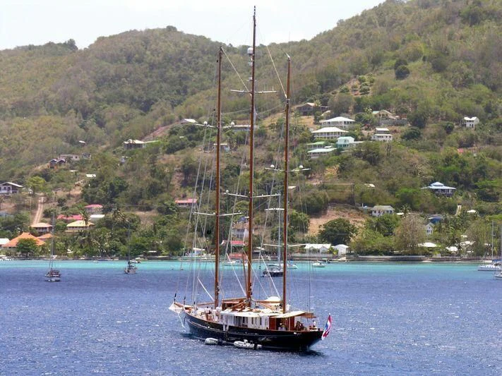a sailboat on the water aboard FLEURTJE Yacht for Sale