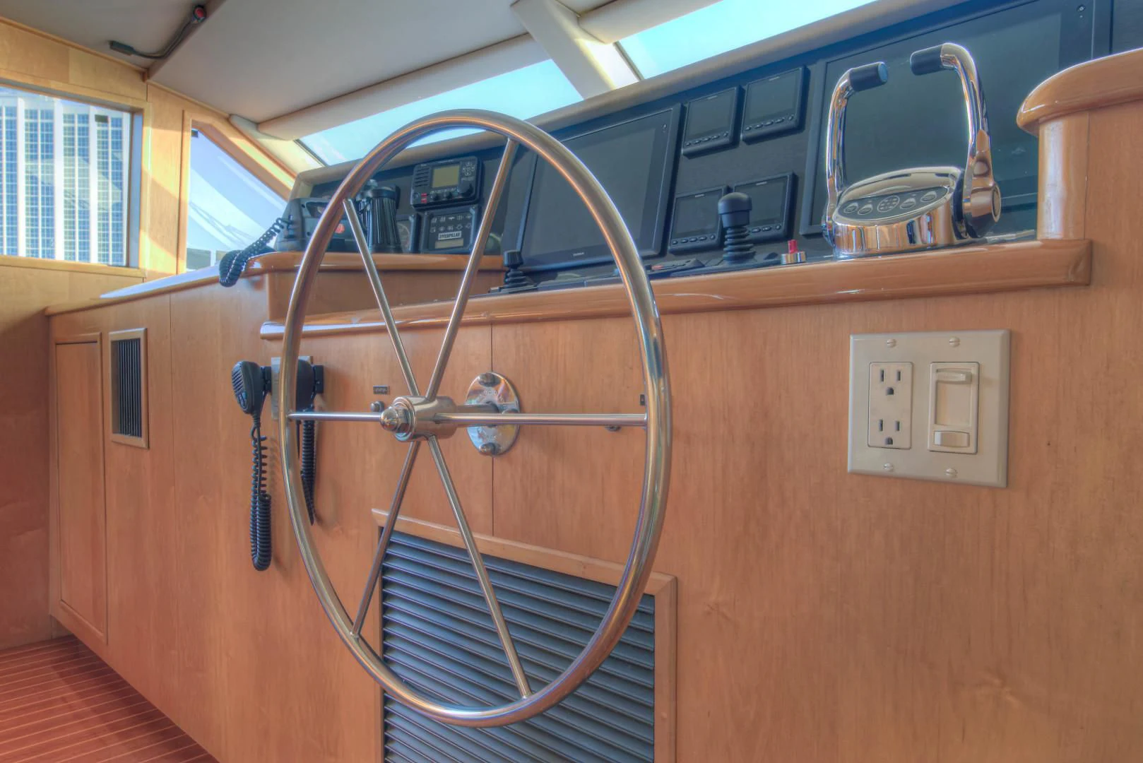 a machine inside a room aboard LADY LEX Yacht for Sale