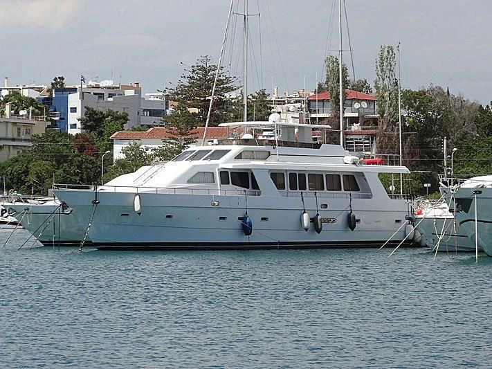 a boat in the water aboard LITO MARE Yacht for Sale