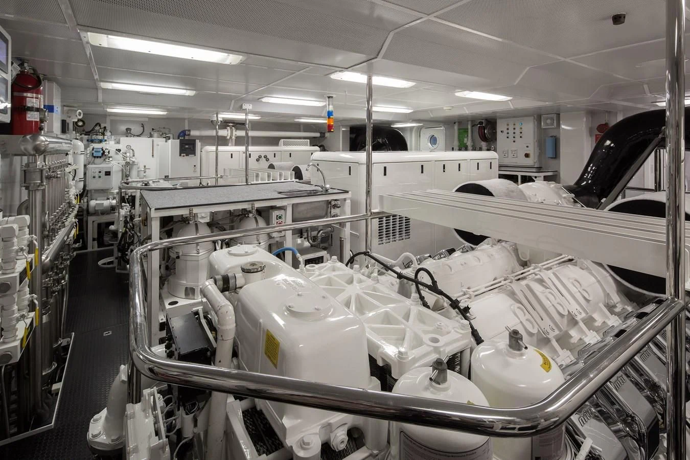 a room with machinery and equipment aboard AS YOU WISH Yacht for Sale
