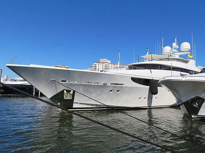 a boat on the water aboard AS YOU WISH Yacht for Sale
