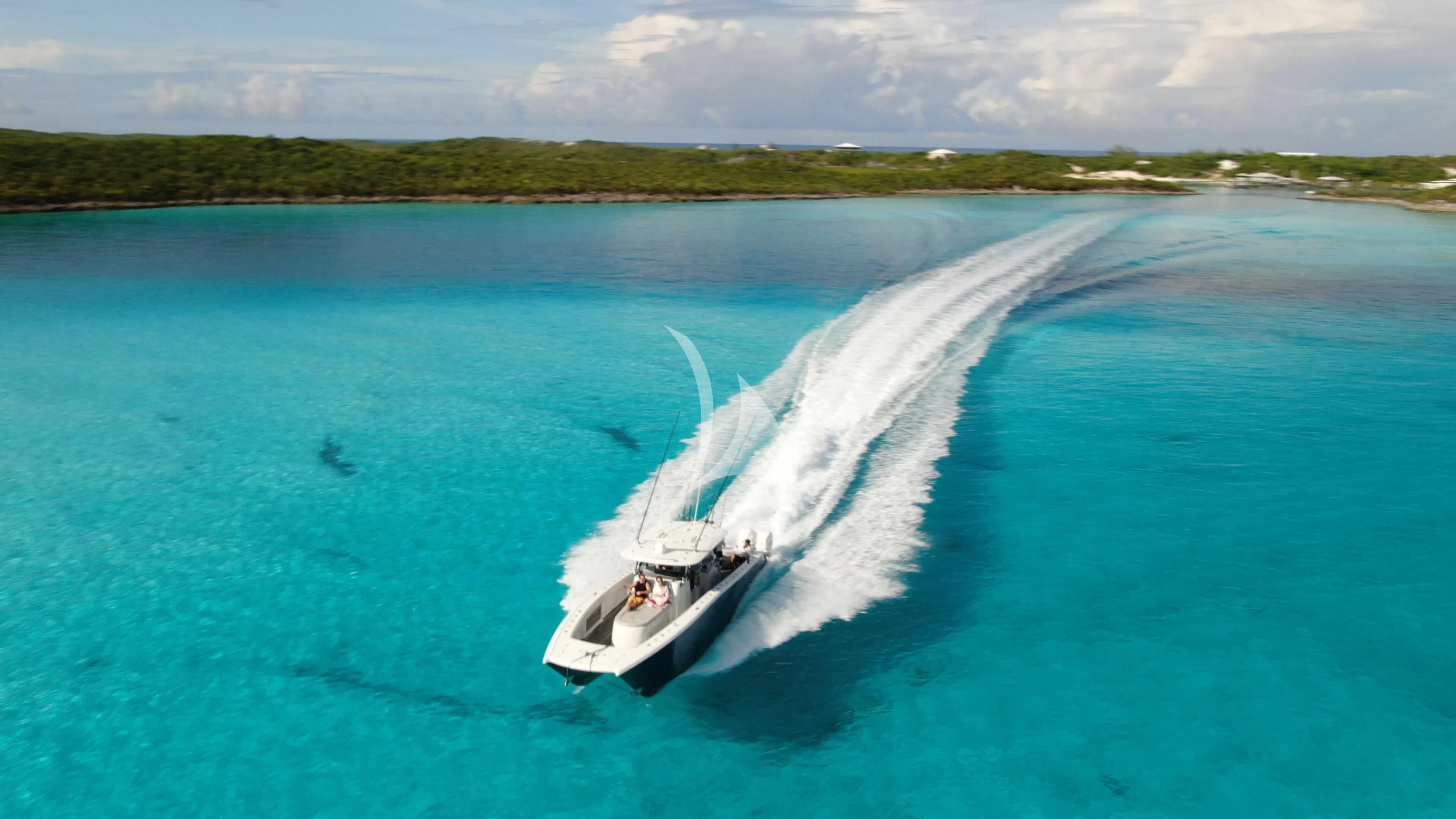 a boat on the water aboard AS YOU WISH Yacht for Sale
