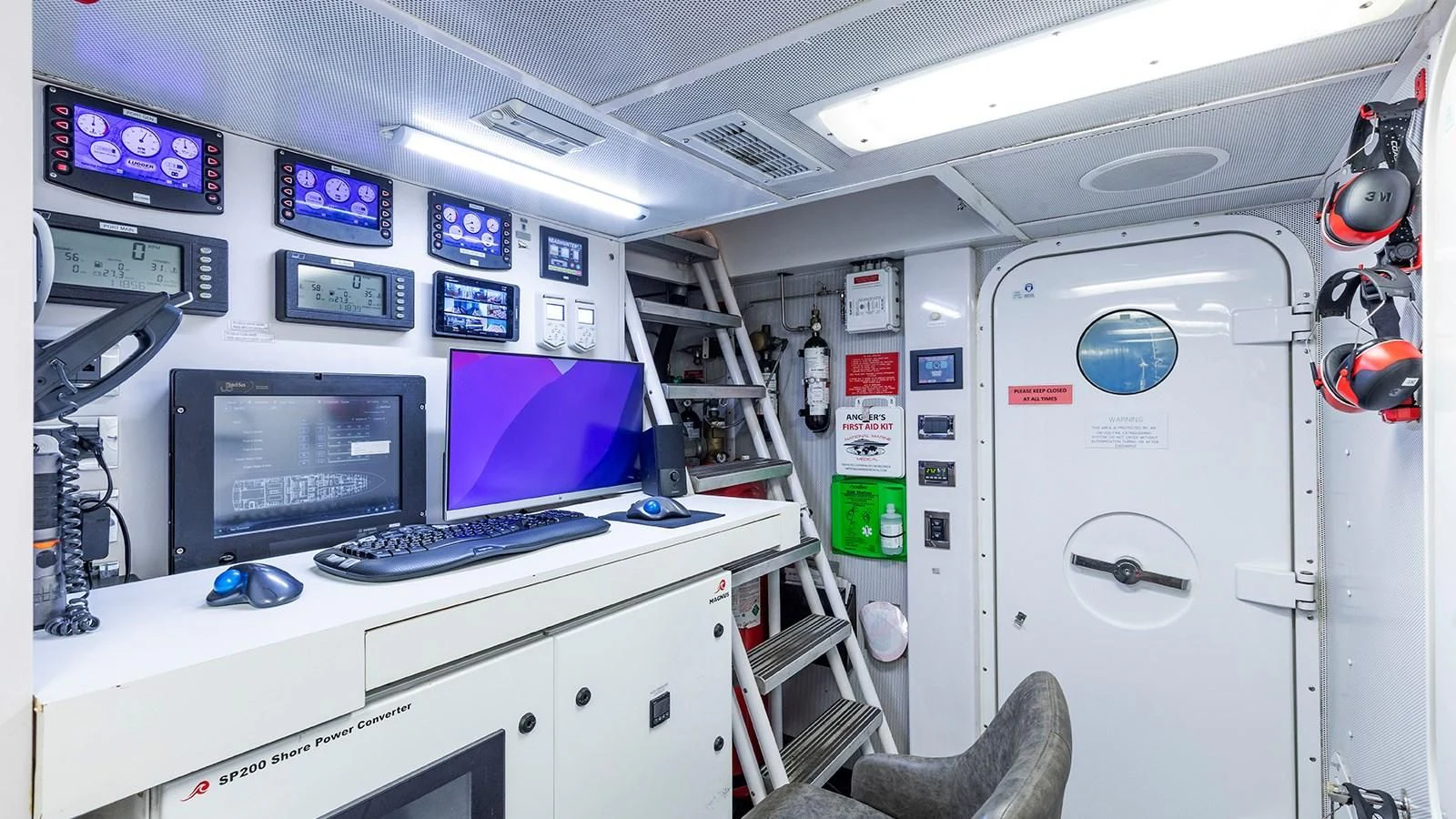 a room with medical equipment aboard AS YOU WISH Yacht for Sale
