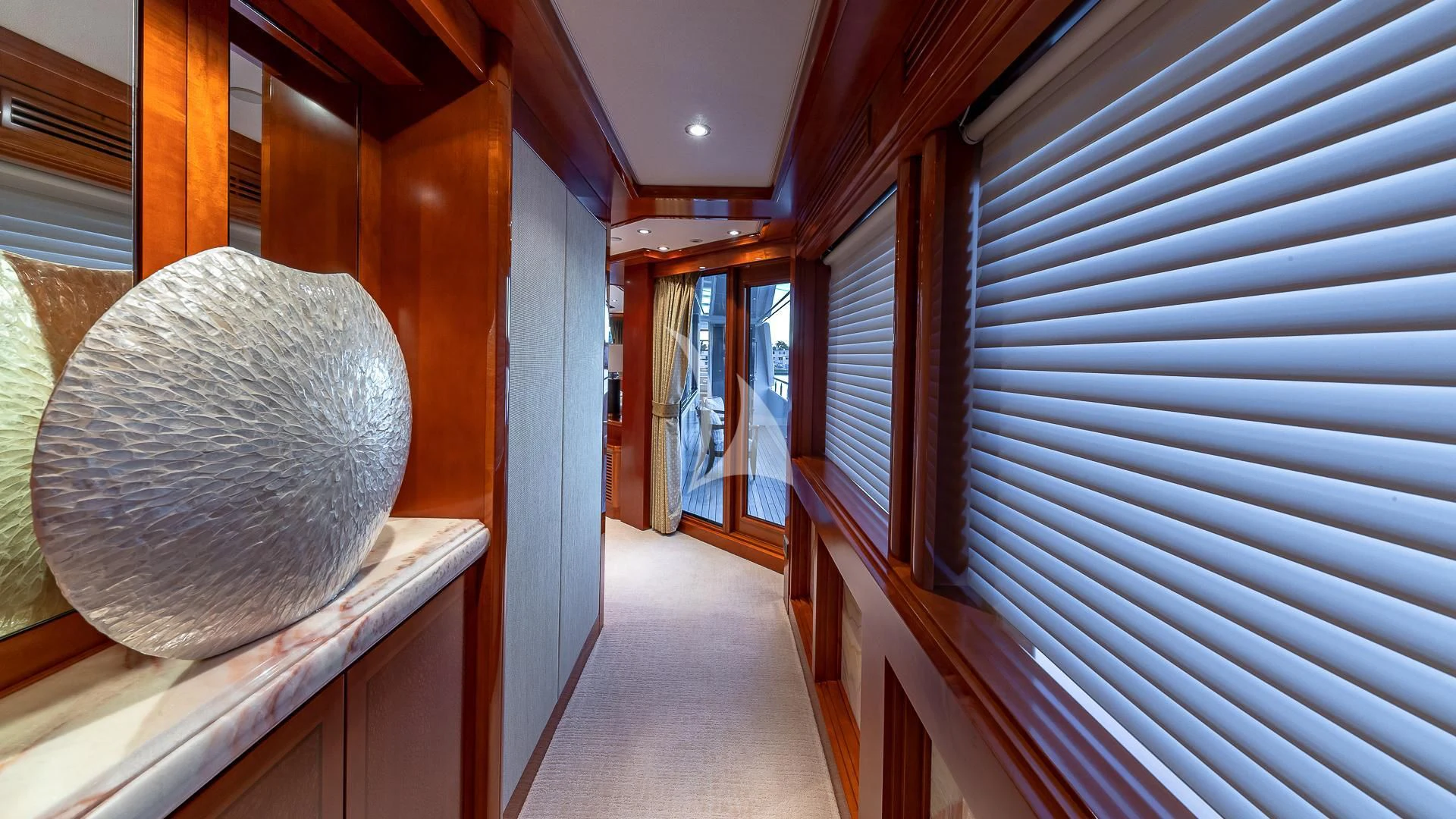 a room with a large ball aboard AS YOU WISH Yacht for Sale