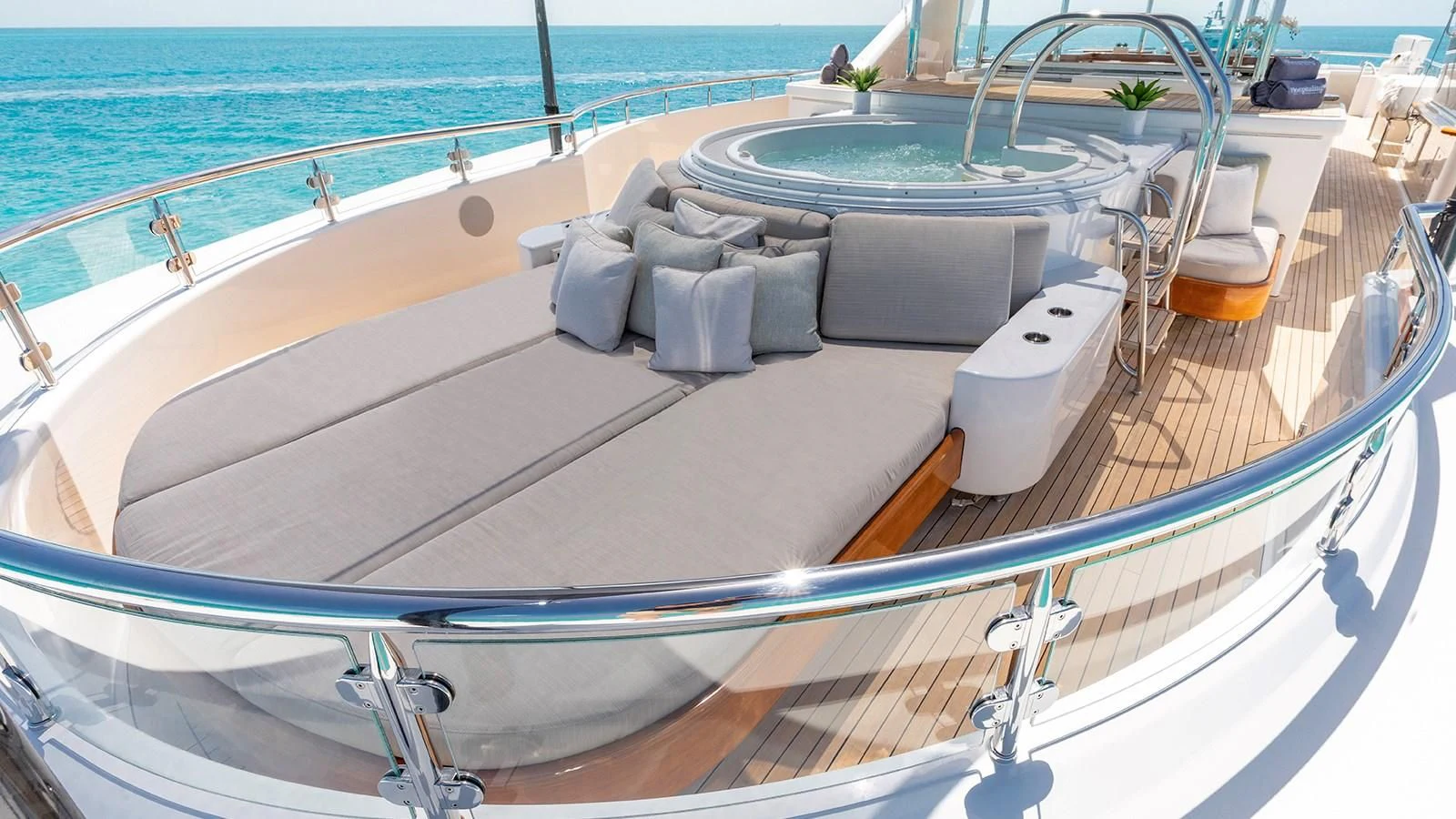a boat on the water aboard AS YOU WISH Yacht for Sale