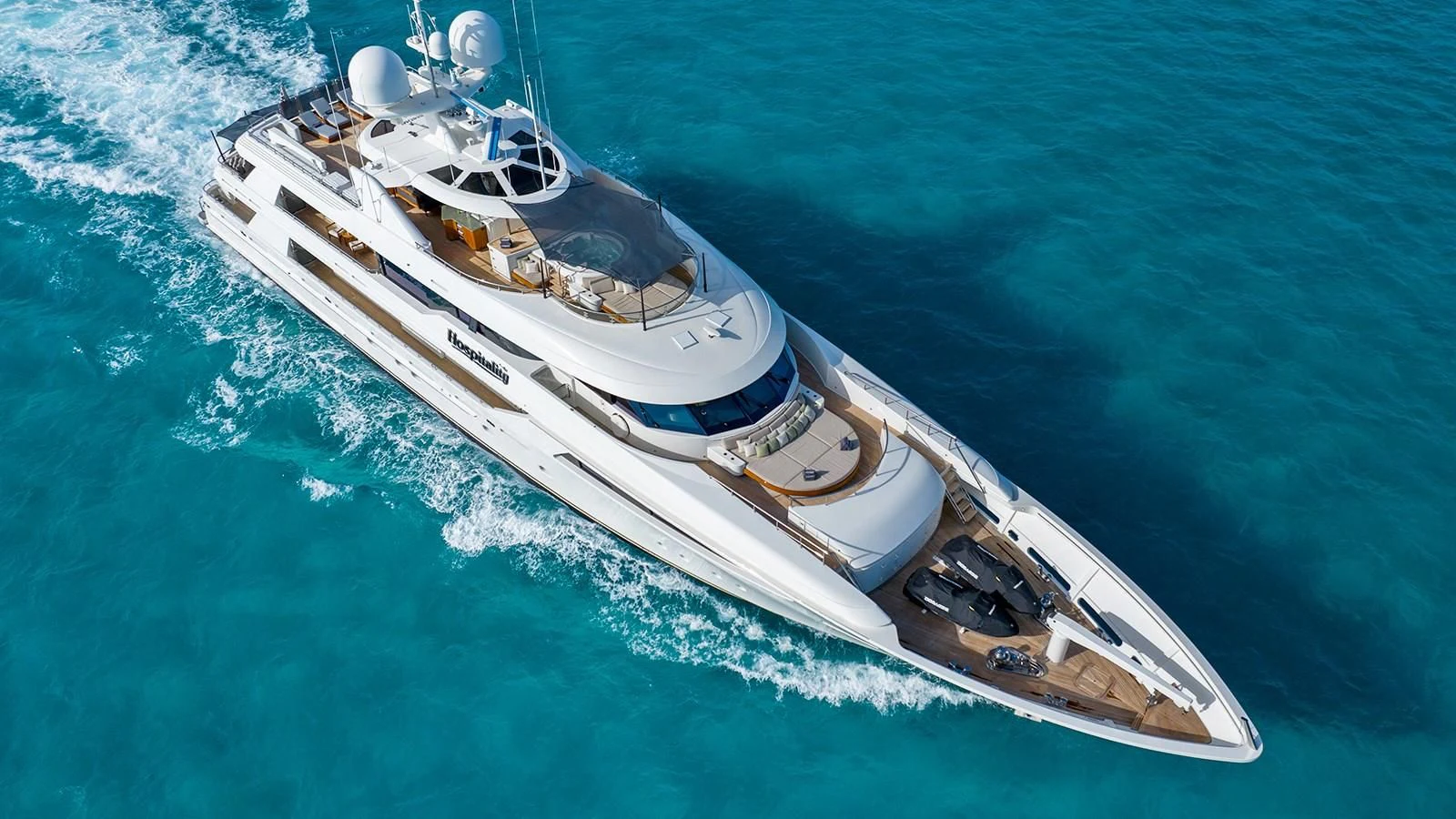 a boat on the water aboard AS YOU WISH Yacht for Sale