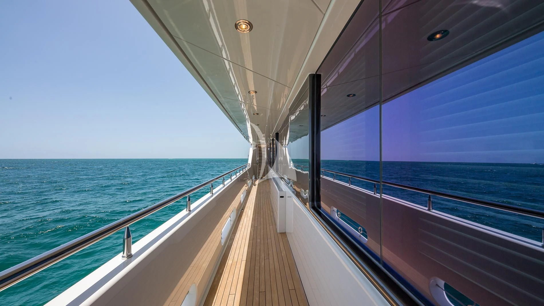 a boat on the water aboard AS YOU WISH Yacht for Sale