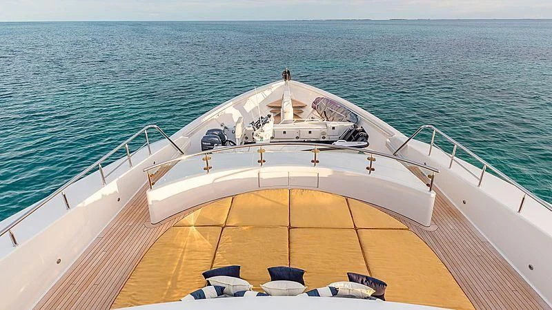 a boat on the water aboard AS YOU WISH Yacht for Sale