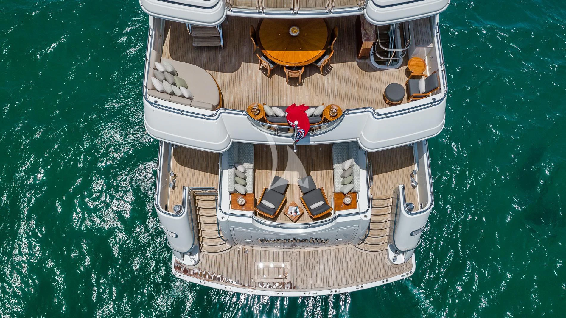 a boat on the water aboard AS YOU WISH Yacht for Sale