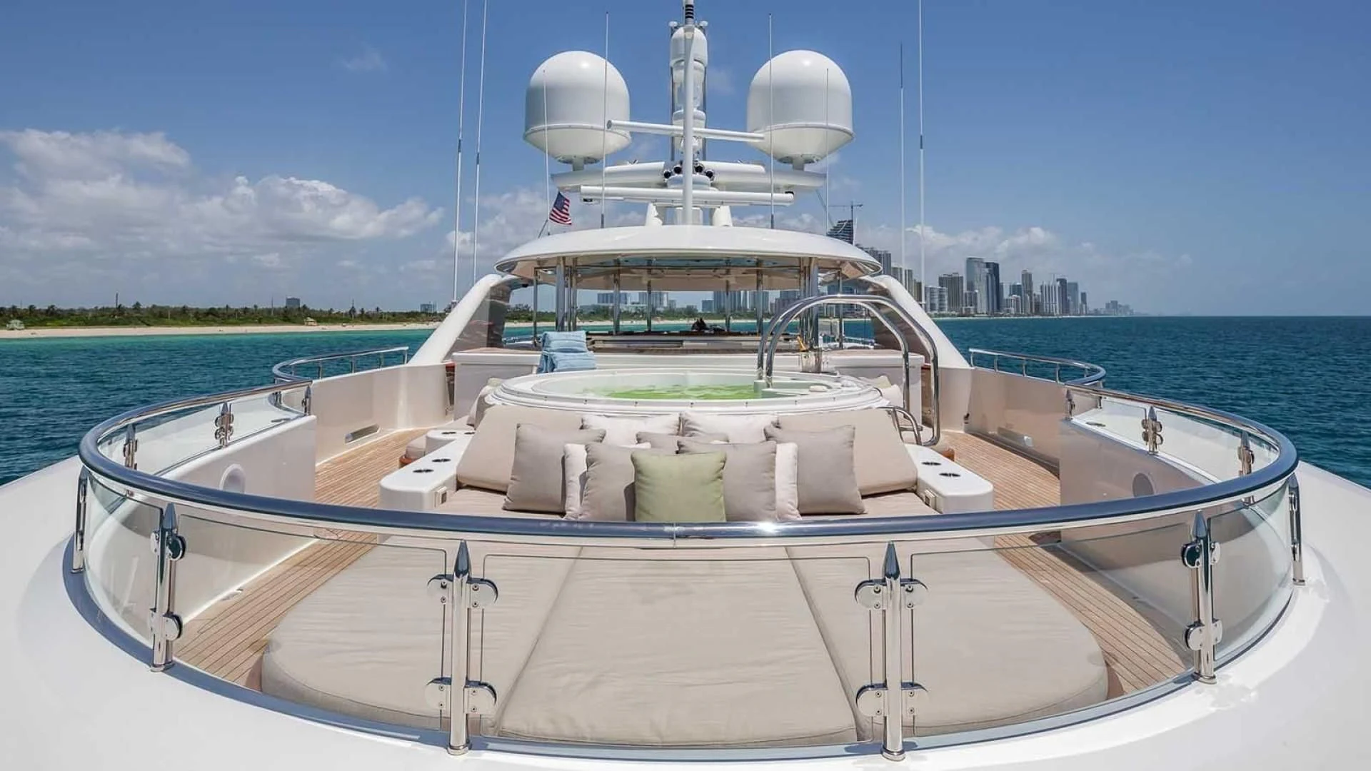 a boat on the water aboard AS YOU WISH Yacht for Sale