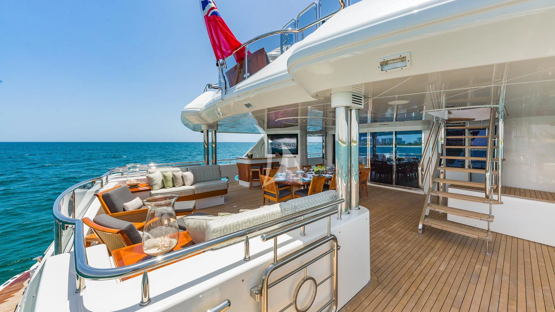 a boat on the water aboard AS YOU WISH Yacht for Sale