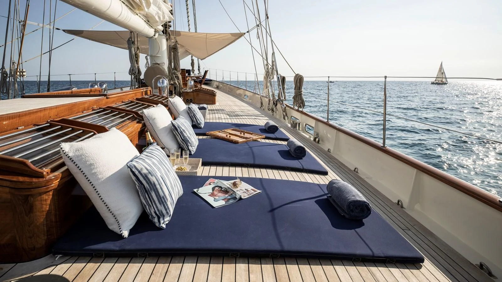 a boat on the water aboard ALEXA OF LONDON Yacht for Sale