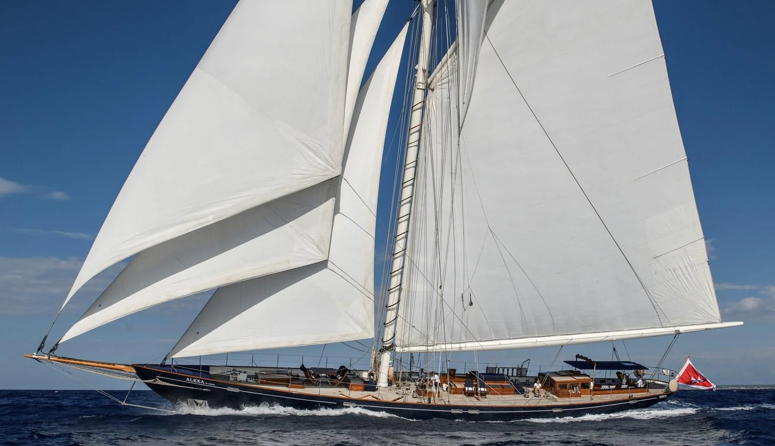 a sailboat on the water aboard ALEXA OF LONDON Yacht for Sale