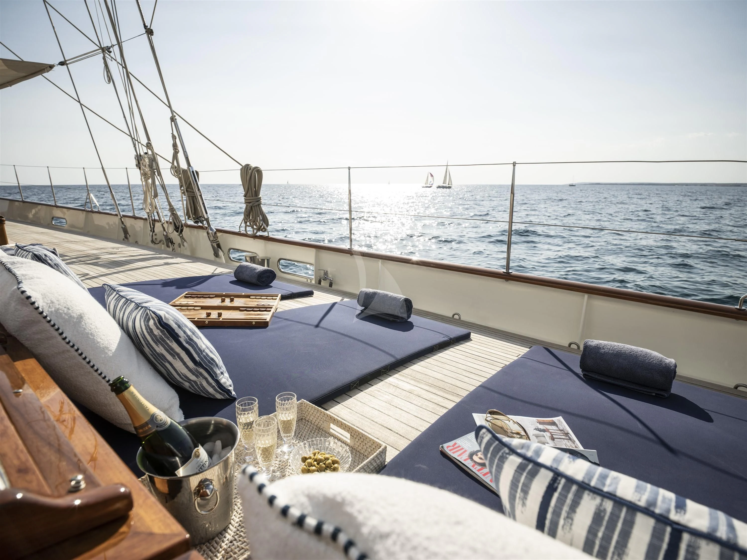 a boat on the water aboard ALEXA OF LONDON Yacht for Sale