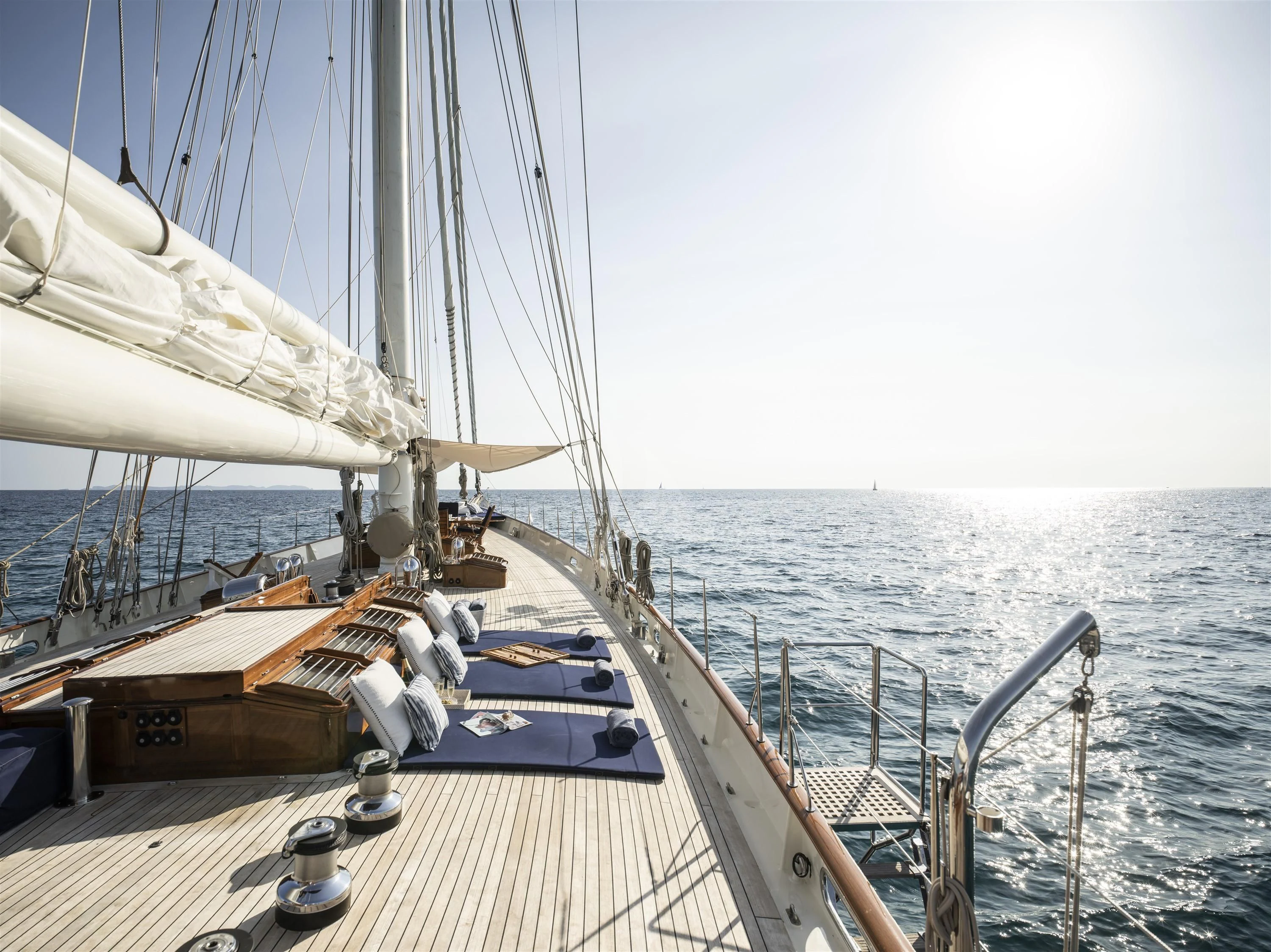 a boat on the water aboard ALEXA OF LONDON Yacht for Sale
