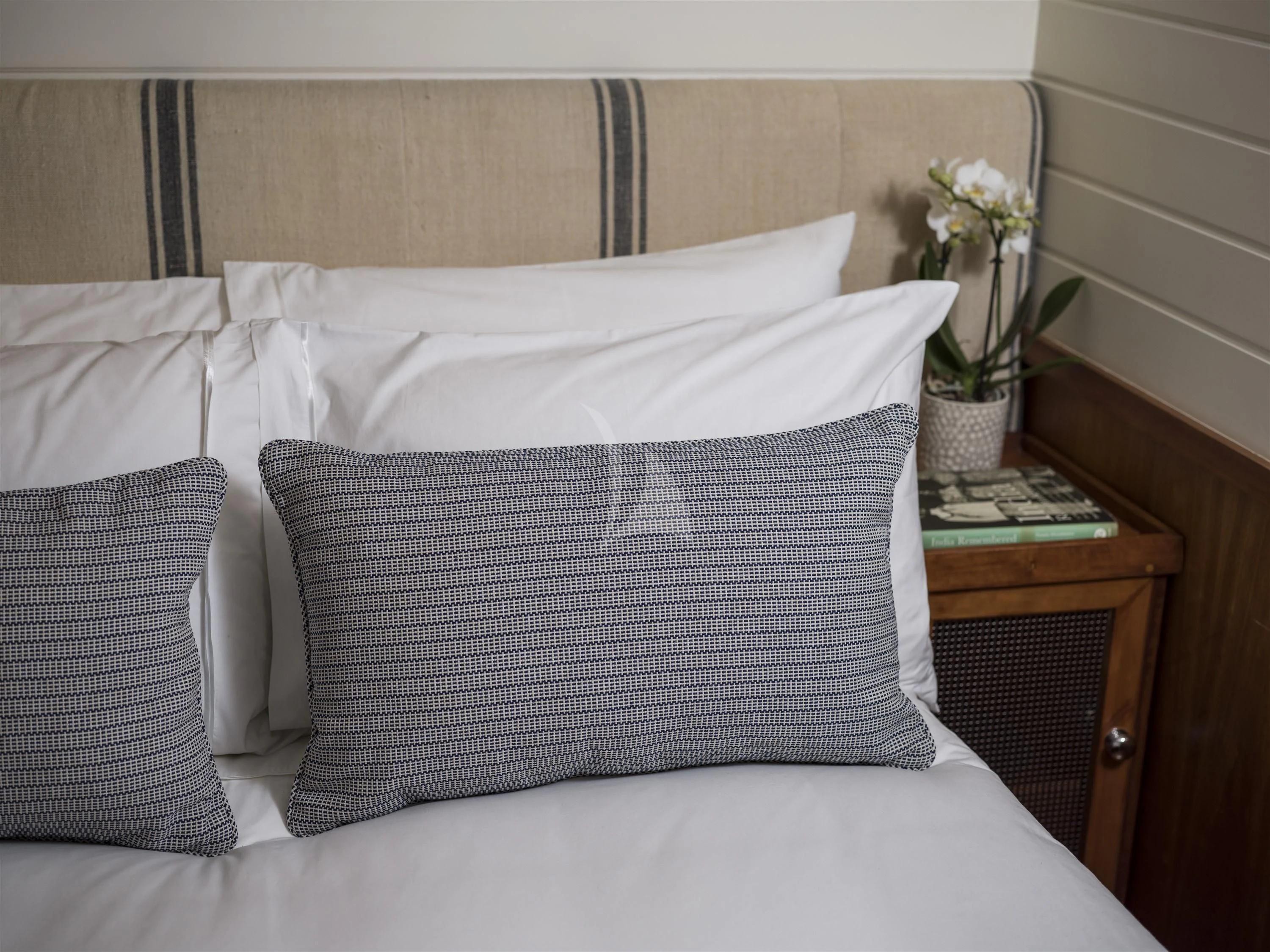pillows on a bed aboard ALEXA OF LONDON Yacht for Sale