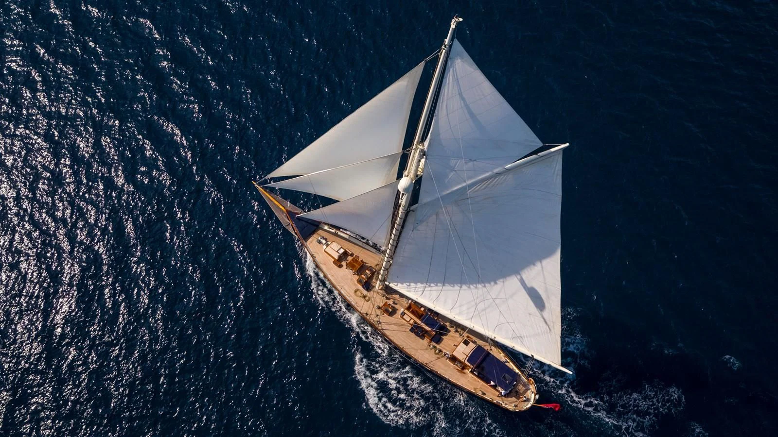 a sailboat in the water aboard ALEXA OF LONDON Yacht for Sale