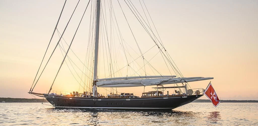 a boat on the water aboard ALEXA OF LONDON Yacht for Sale