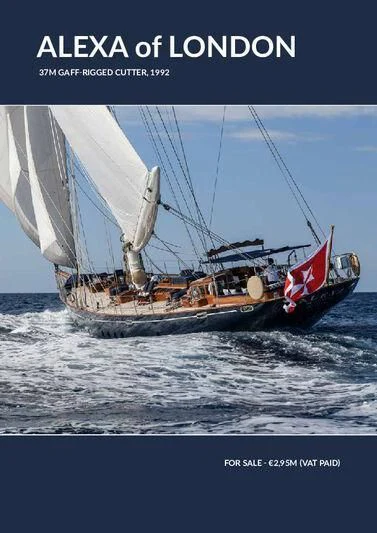 a boat on the water aboard ALEXA OF LONDON Yacht for Sale