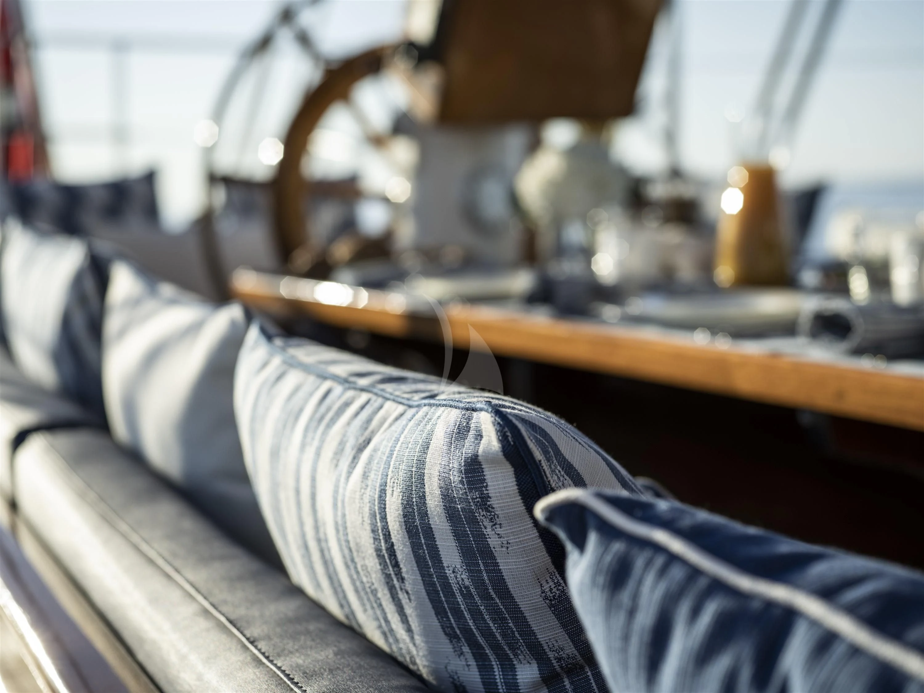 a person holding a gun aboard ALEXA OF LONDON Yacht for Sale