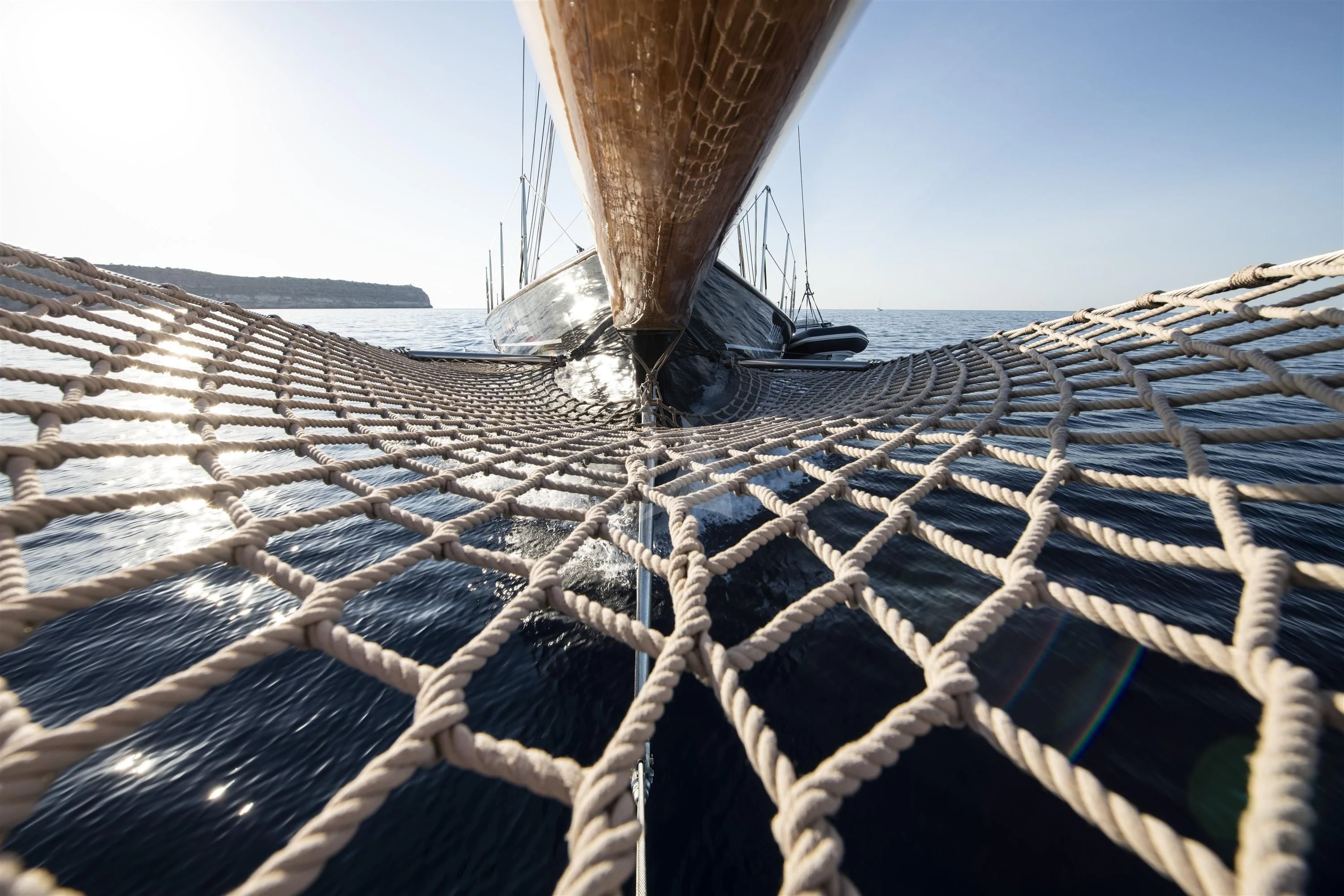a boat on a roof aboard ALEXA OF LONDON Yacht for Sale